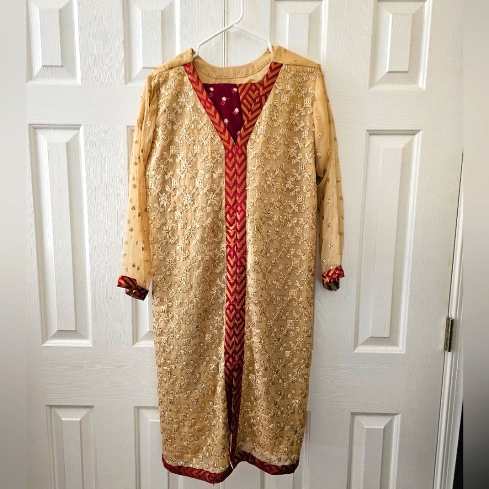 Shirt trouser dupatta